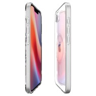 Удароустойчив кейс с MagSafe за iPhone 16e от Spigen Liquid Crystal Mag - Прозрачен