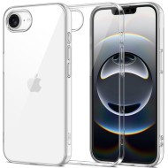 Силиконов кейс за iPhone 16e от Tech-Protect FlexAir - Прозрачен