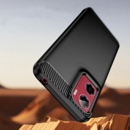 Удароустойчив кейс за Motorola Moto G05 / E15 от Tech-Protect TPUcarbon - Черен
