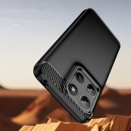 Удароустойчив кейс за Motorola G15 / G15 Power от Tech-Protect TPUcarbon - Черен
