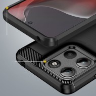 Удароустойчив кейс за Motorola G15 / G15 Power от Tech-Protect TPUcarbon - Черен