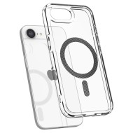 Удароустойчив кейс с MagSafe за iPhone 16e от Spigen Ultra Hybrid - Carbon Fiber