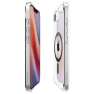 Удароустойчив кейс с MagSafe за iPhone 16e от Spigen Ultra Hybrid - Carbon Fiber