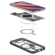 Удароустойчив кейс с MagSafe пръстен за iPhone 16e от Spigen Ultra Hybrid Mag - Zero One