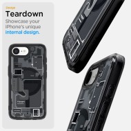 Удароустойчив кейс с MagSafe пръстен за iPhone 16e от Spigen Ultra Hybrid Mag - Zero One