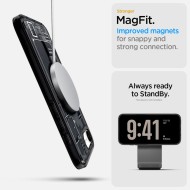Удароустойчив кейс с MagSafe пръстен за iPhone 16e от Spigen Ultra Hybrid Mag - Zero One