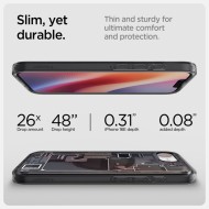 Удароустойчив кейс с MagSafe пръстен за iPhone 16e от Spigen Ultra Hybrid Mag - Zero One