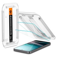 2 стъклени протектора за дисплей на Samsung Galaxy A36 5G от Spigen Glas.TR "Ez Fit" - Прозрачни