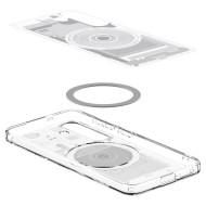 Удароустойчив кейс с MagSafe за Samsung Galaxy S25 от Spigen Ultra Hybrid - Zero One White