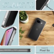 Удароустойчив кейс за Google Pixel 9a от Spigen Ultra Hybrid - Crystal Clear