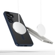 Твърд кейс с MagSafe пръстен за Samsung Galaxy S25 от Tech-Protect MagMat - Син мат