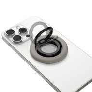 Стойка с пръстен и MagSafe за Смартфони от Spigen Nano Pop - Тruffle Grey