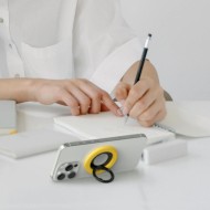 Стойка с пръстен и MagSafe за Смартфони от Spigen Nano Pop - Coconut Beige