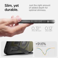 SPIGEN TOUGH ARMOR MAG MAGSAFE IPHONE 16E FROST BLACK