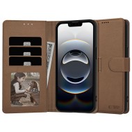 TECH-PROTECT WALLET IPHONE 16E BROWN