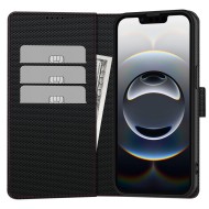 Кожен тефтер за Samsung Galaxy S25 ot Tech-Protrct Wallet RS -Black/Red