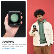 Тънък кейс за Samsung Z Flip 5 от Spigen Airskin Pro - Черен