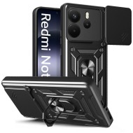 Удароустойчив калъф за Xiaomi Redmi Note 14 4G / LTE от Tech-Protect CamShield Pro - Black