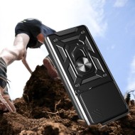 Удароустойчив калъф за Xiaomi Redmi Note 14 4G / LTE от Tech-Protect CamShield Pro - Black