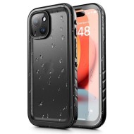 Водоустойчив кейс с MagSafe за iPhone 15 от Tech-Protect Shellbox IP68 - Черен