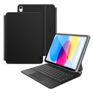 Магнитен калъф с клавиатура за iPad 10 (10.9" 2022) / 11 (11" 2025) от Tech Protect Smartcase Magnetic+ - Черен
