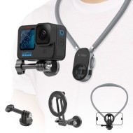 Връзка за врат с MagSafe за GoPro / DJI от Tech Protect AC200 - Crayon Grey