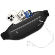 Универсална спортна чанта за кръст от Tech Protect M7 - Черна