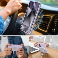 TECH-PROTECT LIQUID SILICONE MAGSAFE GALAXY S25 EDGE MAUVE