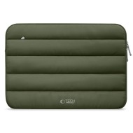 Калъф за лаптоп 15-16 инча от Tech Protect Fluffy - Army Green