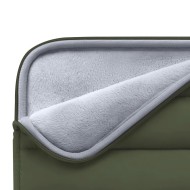 Калъф за лаптоп 15-16 инча от Tech Protect Fluffy - Army Green