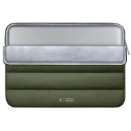 Калъф за лаптоп 15-16 инча от Tech Protect Fluffy - Army Green