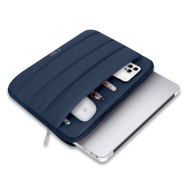 Калъф за лаптоп 13-14 инча от Tech Protect Fluffy - Navy Blue