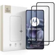 2 x Стъклен протектор за дисплей на Motorola Moto G86 5G / G86 Power 5G от Tech-Protect Glass Fit+ - Black