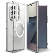 Удароустойчив твърд кейс с MagSafe за Samsung Galaxy Z Fold 7 от Ringke Fusion Magnetic - Clear
