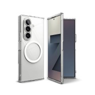 Удароустойчив твърд кейс с MagSafe за Samsung Galaxy Z Fold 7 от Ringke Fusion Magnetic - Clear