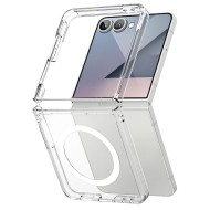 Удароустойчив твърд кейс с MagSafe за Samsung Galaxy Z Flip 7 от Ringke Fusion Magnetic - Clear