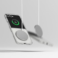 Удароустойчив твърд кейс с MagSafe за Samsung Galaxy Z Flip 7 от Ringke Fusion Magnetic - Clear