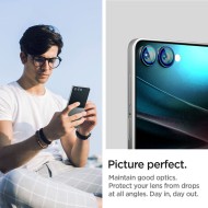2 броя стъклени протектор за камера на Samsung Galaxy Z Flip 7 от Spigen Optik Pro Glas.TR.Ez Fit - Black