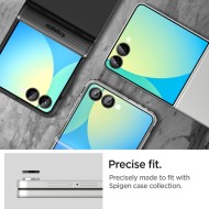 2 броя стъклени протектор за камера на Samsung Galaxy Z Flip 7 от Spigen Optik Pro Glas.TR.Ez Fit - Black