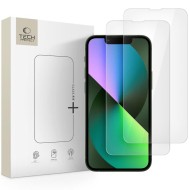 2 x Стъклен протектор за дисплей на iPhone 13 Mini от Tech-Protect Glass Fit+ - Clear