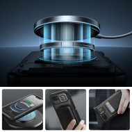360 градусов калъф с MagSafe за iPhone 16e от Tech-Protect Kevlar - Black