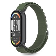 Текстилна каишка за Xiaomi Smart Band 8 / 9 / 10 / NFC от Tech-Protect Nylon Pro - Army Green