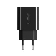Универсално зарядно с USB-C и PD20W за IOS и Android от Tech-Protect NC20W - Black