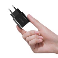 Универсално зарядно с USB-C и PD20W за IOS и Android от Tech-Protect NC20W - Black