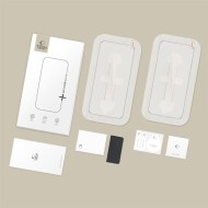 2 броя стъклени протектори за дисплей на iPhone 12 / 12 Pro от Tech-Protect Quick Set+ - Black