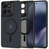 Твърд кейс с MagSafe пръстен за Motorola Moto G86 5G от Tech-Protect MagMat - Matte Black