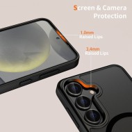 Твърд кейс с MagSafe пръстен за Motorola Moto G86 5G от Tech-Protect MagMat - Matte Black