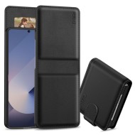 Кожен тефтер за Samsung Galaxy Z Flip 6 / 7 FE от Tech-Protect Wallet - Black