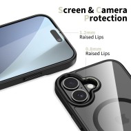 TECH-PROTECT MAGMAT MAGSAFE IPHONE 17 BLACK/CLEAR
