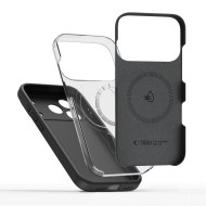 Твърд силиконов кейс с MagSafe за iPhone 17 Pro Max от Tech-Protect Silicone - Black